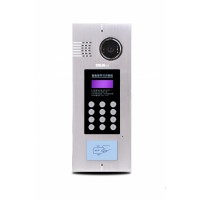 彩色可視對講機帶指紋解鎖功能 樓宇對講門口機帶人臉識別開門