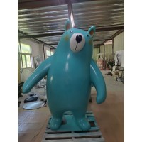 加工商業(yè)綜合體熊貓雕塑小區(qū)公園卡通熊貓小品深圳品質專業(yè)工廠