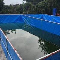 贛州PVC帆布水池帆布池養魚養蝦帆布魚池養水蛭養螞蟥帆布水槽