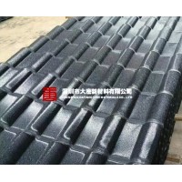 龍崗四聯(lián)雨棚用2.5灰色仿古樹脂瓦廠家