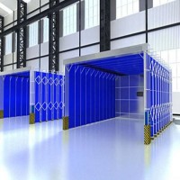 自動伸縮房 伸縮移動噴漆房 大型噴漆房設備廠家