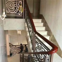 葫蘆島自建房歐式樓梯鏤空扶手要大氣 客廳中必不可少
