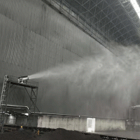 煤礦360°全覆蓋遠(yuǎn)程射霧器 除塵電磁防爆霧炮機(jī) 超細(xì)霧炮機(jī)