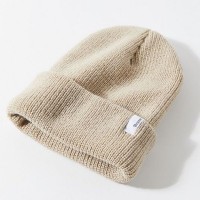 保暖針織羊毛刺繡冬季無檐小便帽