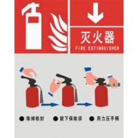 夜光pvc疏散標志，滅火器指示牌，夜光消防指示牌