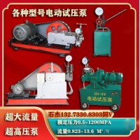 電動試壓泵的型號和功率