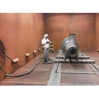 環保噴砂房內部結構圖詳解